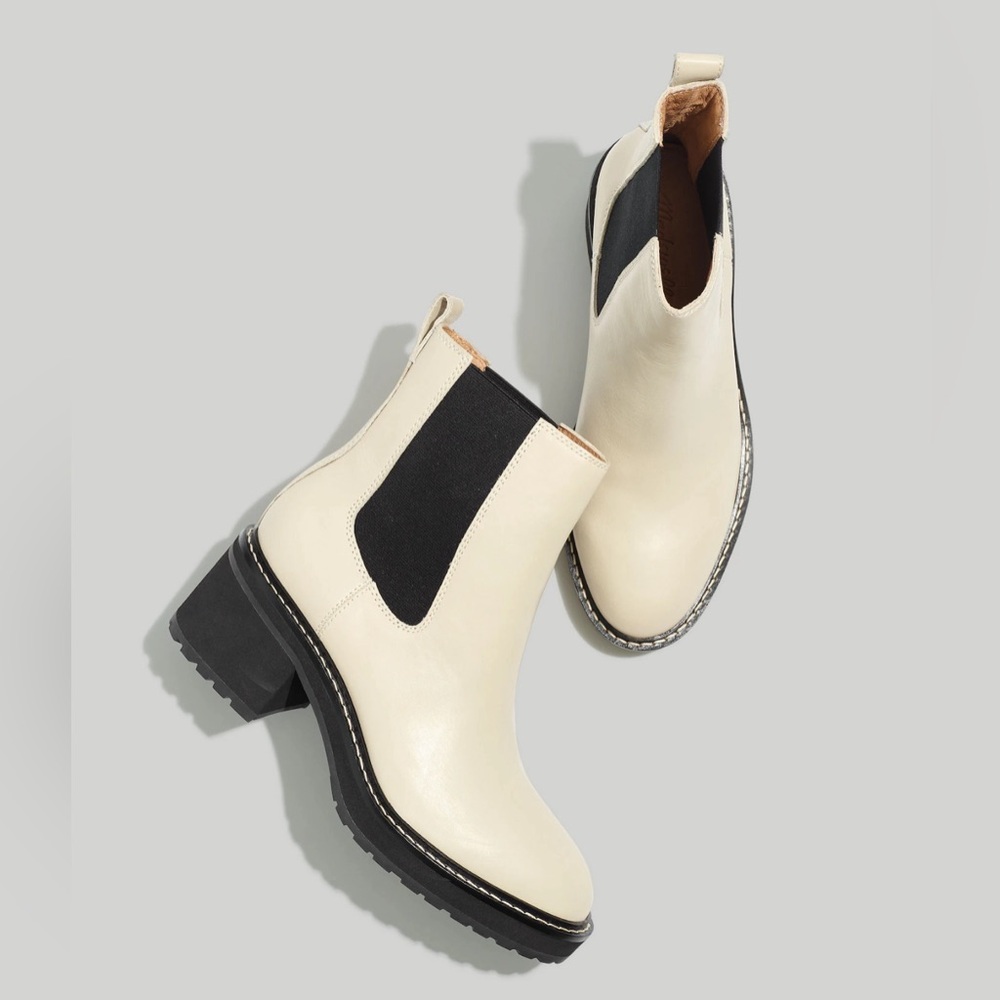 Madewell The Carina Platform Chelsea Boot in Harvest Moon Sz 9.5